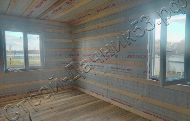 4 Каркасный дом Д-3, 9х8,5 м, 67,5 М²,  Мурманская область, село Ловозеро (15)